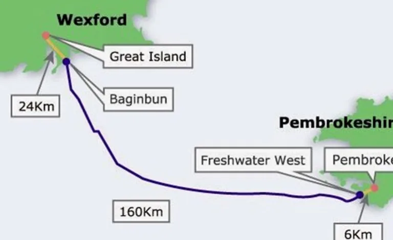 Greenlink interconnector project Wexford to Pembrokeshire