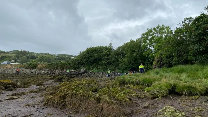 SNG Team Lough Shore Clean Up Debris